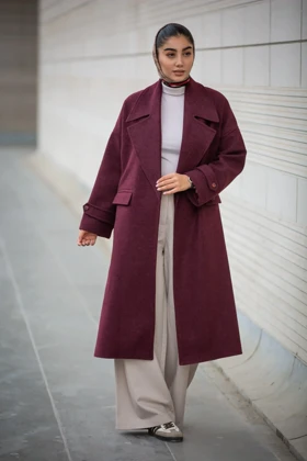 پالتو فوتر بلند آستین پاگون