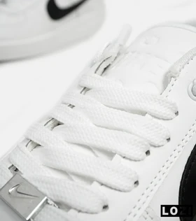 کفش کتانی بزرگ پا سفید مشکی NIKE AIR FORCE