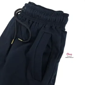 ست مردانه اسپرت (شلوار اسلش+ تیشرت نخی یقه دار)