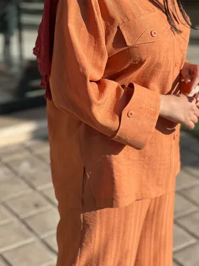 ست دو تیکه مانتو وشلوار کد 755