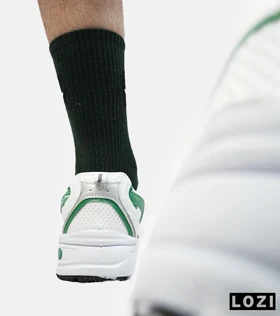 کفش کتانی مردانه و زنانه سفید سبز NEW BALANCE 530