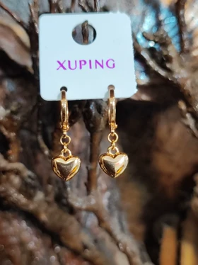 گوشواره ژوپینگ طرح قلب
