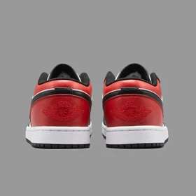 نایکی جردن 1 مشکی قرمز ساق کوتاه Nike Air Jordan 1 Low OG Black Toe