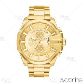 ساعت دیزل مردانه شاخدار تمام طلایی 101904