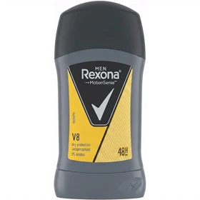 استیک ضد تعریق مردانه رکسونا Rexona مدل V8 حجم 45 گرم 48 ساعته