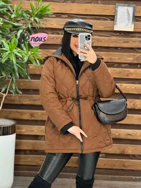 کاپشن لوزی دوزی کمرگت