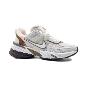کفش و کتانی زنانه و دخترانه مدل نایک کوشلون NIKE V2K رنگ سفید نباتی کد 41728