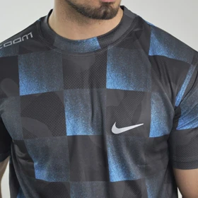 تیشرت ورزشی مردانه نایک مدل GMS-Dri Fit-4K0958 آبی تیره