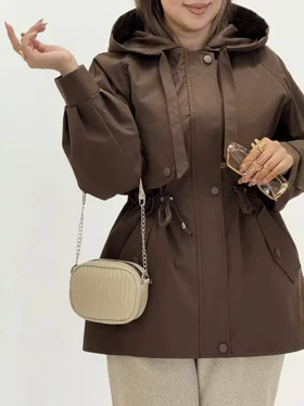 3544-بارانی آستردار آناهیتا (ایراددار)