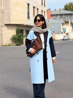 ترنچ کت بلند| استایل تو