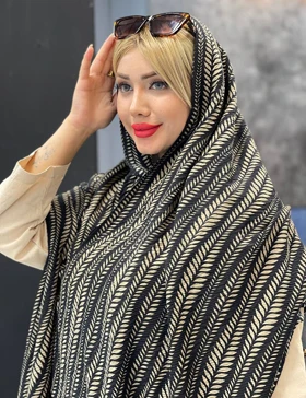 شال طرحدار پانیذ کد : 1002
