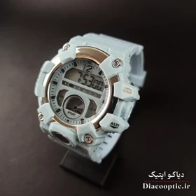ساعت مچی دخترانه دیجیتالی برند جی شاک مدل G1267 بند رابر (آبی)