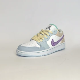 کفش روزمره نایک جردن 1 سفید آبی