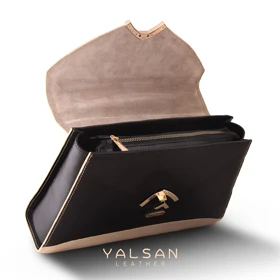 کیف دوشی و دستی زنانه چرم یلسان مدل آلندا کد 115-GN