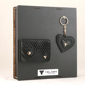 ست هدیه چرم یلسان مدل دیلا کد 132-DLN-MRV