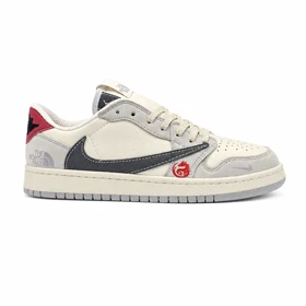 کفش و کتانی مردانه مدل نایک ترویس NIKE TRAVIS رنگ کرم طوسی کد 30250