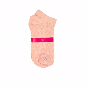 جوراب مچی نخی سوزنی طرح لوزی