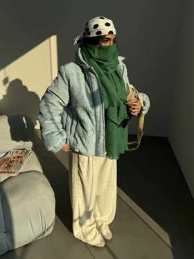 کاپشن مخملی