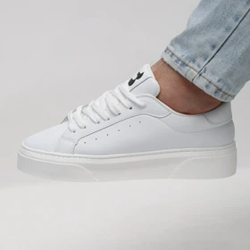 کفش و کتانی روزمره و راحتی مردانه مدل برشکا BERESHKA رنگ سفید کد 41239