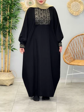 2098-عبایی سوزن دوزی