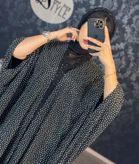 مانتو عبایی کد : 8144