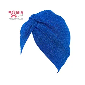 توربان لمه ساده آبی کاربنی (کلاه لمه ای)