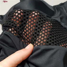 مایو زنانه فیتن مشکی کد 4420-278