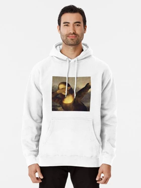 هودی طرح mona lisa DABBING! DAB!