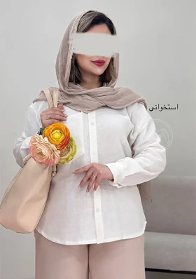 شومیز لینن ساغر