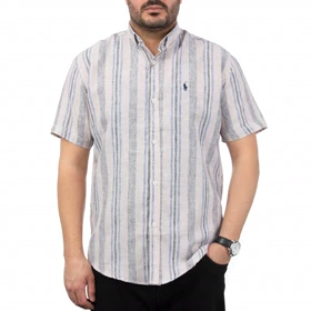 پیراهن آستین کوتاه کنفی مردانه تن کوک مدل 12111012