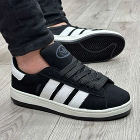 کفش و کتانی مردانه مدل ADIDAS_CAMPUS آدیداس کامپوس رنگ مشکی سفید