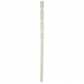 کانزاشی مو زنانه رزینی شفاف شیری با بدنه موج‌دار ظریف مینیمال لوکس مدل لونا