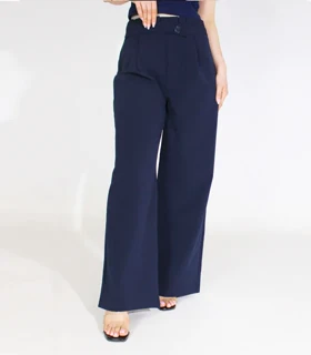 شلوار کرپ نیم‌بگ زنانه کد 1363