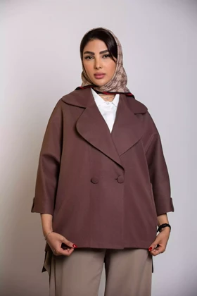 مانتو کتان کجراه سارینا