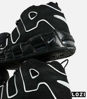 کفش کتانی مردانه و زنانه مشکی سفید NIKE Air More Uptempo '96