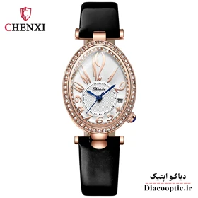 ساعت مچی زنانه چرم برند چنکسی مدل DO-CHENXI 326 (مشکی)