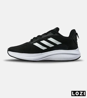کفش کتانی مردانه و زنانه مشکی سفید ADIDAS BONCE مدل 7468