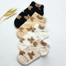 جوراب مچی دخترانه تدی بیر