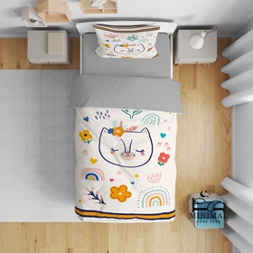 روتختی کودک طرح گربه مدل T5795