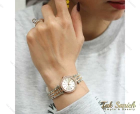 ساعت مایکل کورس زنانه دورنگ رزگلد دورنگین Michael-2095-L