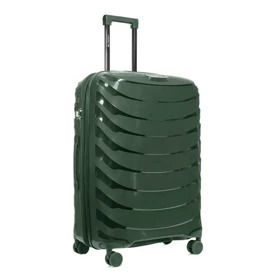 چمدان نشکن هادایز مدل HADIZE - HZD185 SMALL POLYPROPYLENE سایز کوچک (همراه با کاور هدیه) (زیتونی)