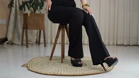 شلوار زنانه دمپا (سایز بزرگ) کد 5115