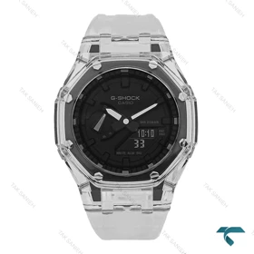 ساعت مردانه جیشاک GA-2100-AP شیشه ای صفحه مشکی Casio-7317-G