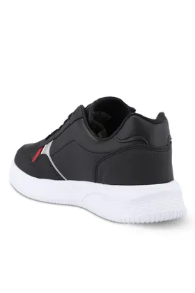 کفش مردانه Sneaker MAJORITY I مشکی/سفید SA23LE037