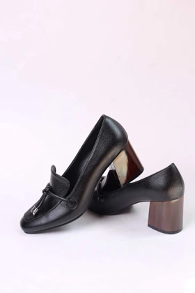 کفش پرسنلی پاشنه‌دار زنانه کد 710