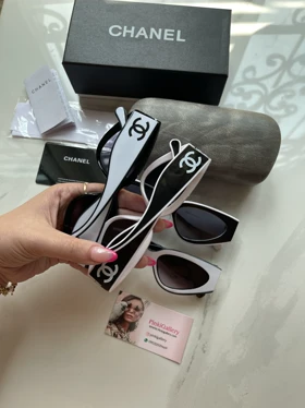 عینک آفتابی دو رنگ شنل (Chanel)