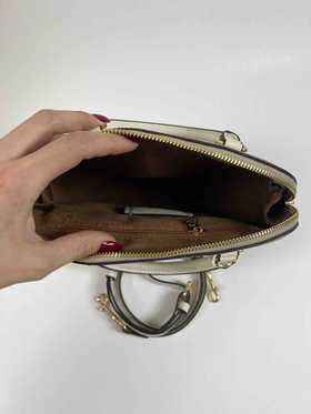 کیف کوچ آلما یک دست کرم سفید