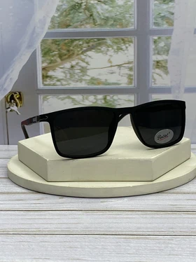 عینک آفتابی مردانه با فریم کائوچو و عدسی پلی‌کربنات پلاریزه محافظ UV400 و مناسب رانندگی