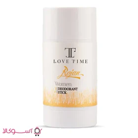 استیک دئودورانت زنانه لاو تایم مدل rojan حجم 75 میل