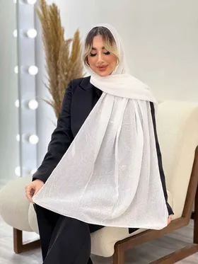 شال پلیسه ساده